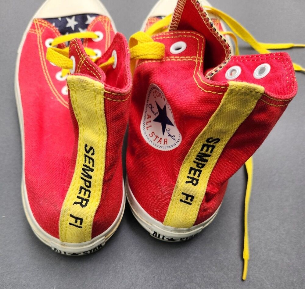Converse All Star 9.5 Men Semper Fi USMC US Marines